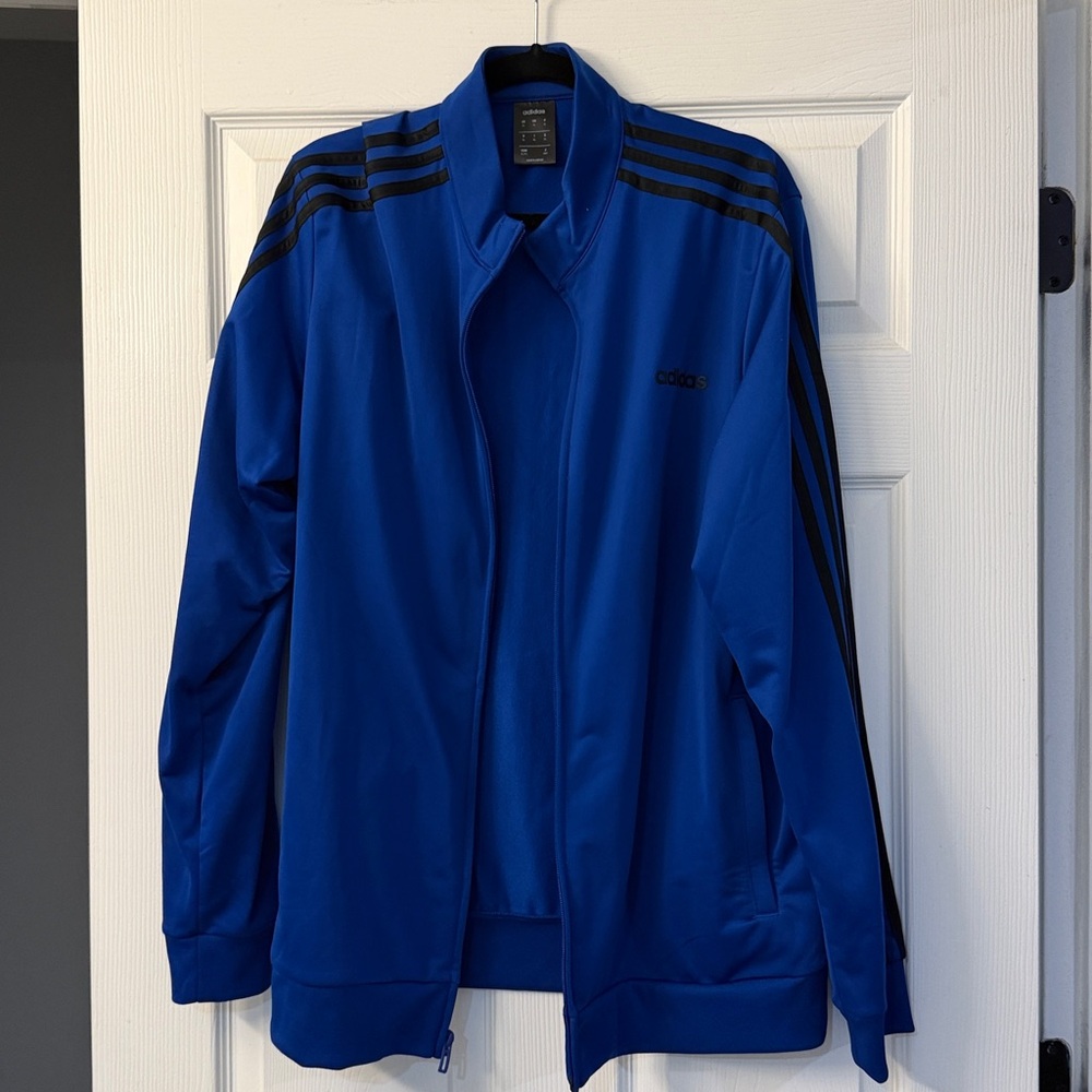 Adidas Royal Blue Jacket with Black Accents